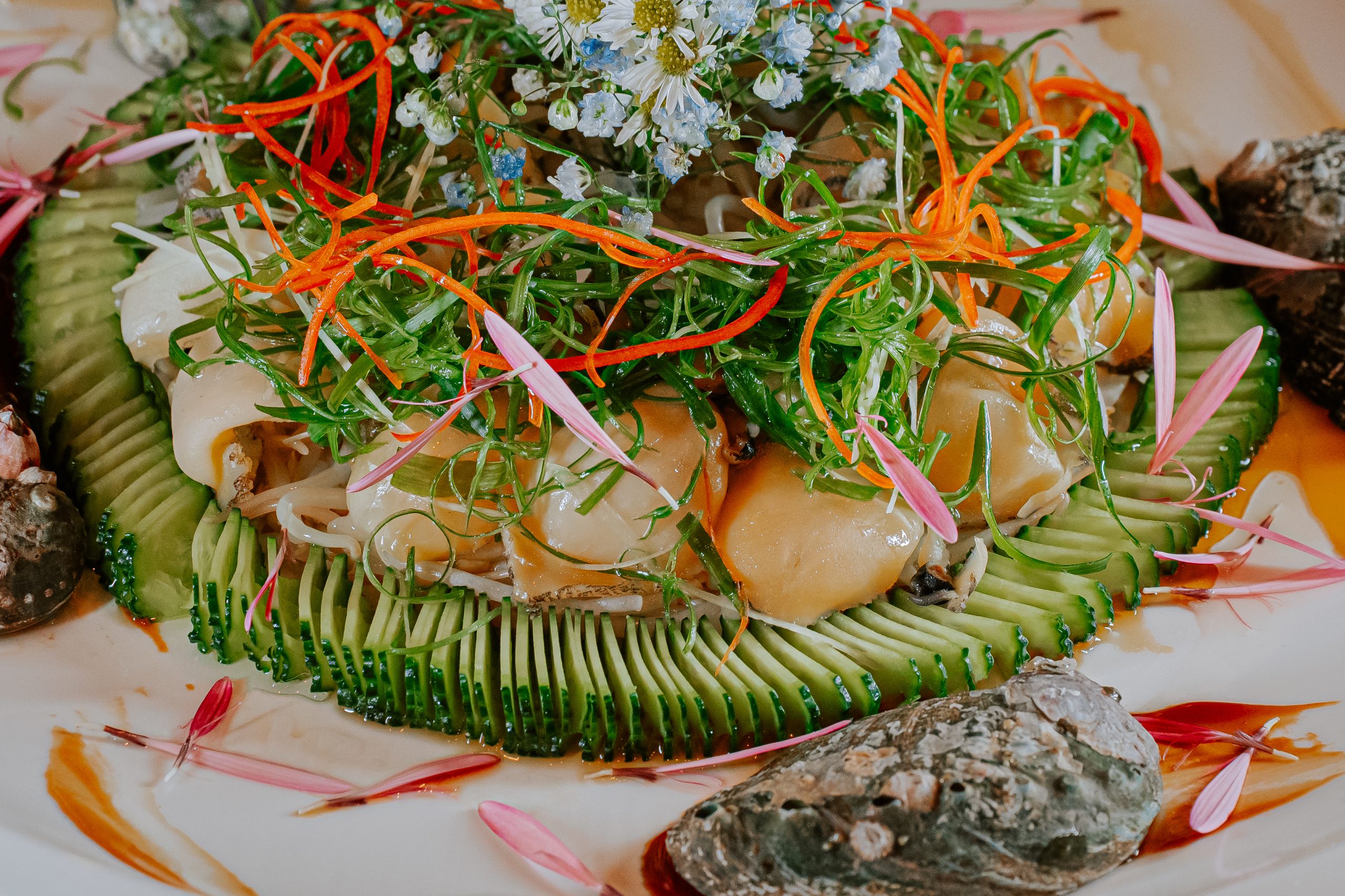 Live Abalone with Ginger and Scallion - The Fish Man